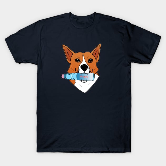 Ramune Soda Corgi T-Shirt by TaliDe